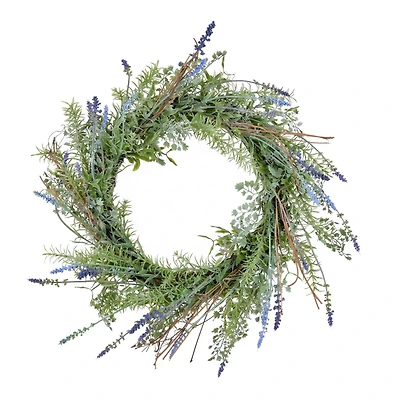21" Lavender Wreath