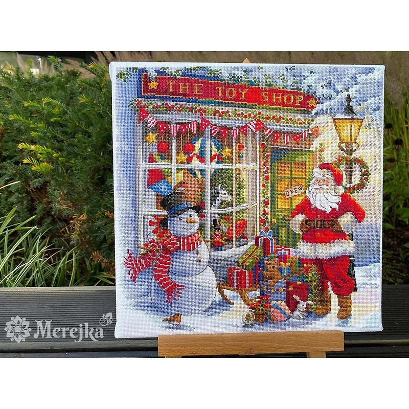 Merejka The Toy Shop Counted Cross Stitch Kit