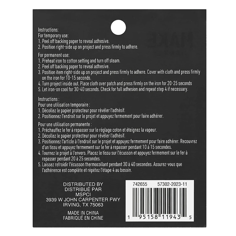 Iron-On & Adhesive Good Vibes Embroidered Patch by Make Market®