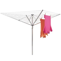 Household Essentials Umbrella Clothesline Dual Height Outdoor Dryer