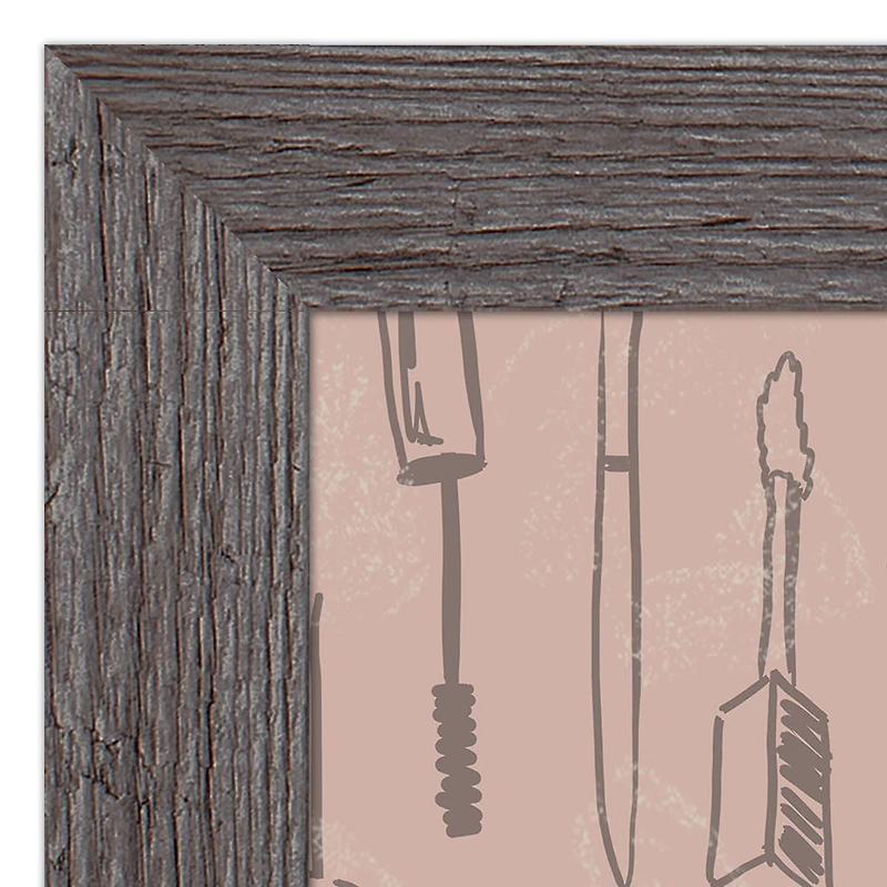 Beauty is Within Print in Gray Frame