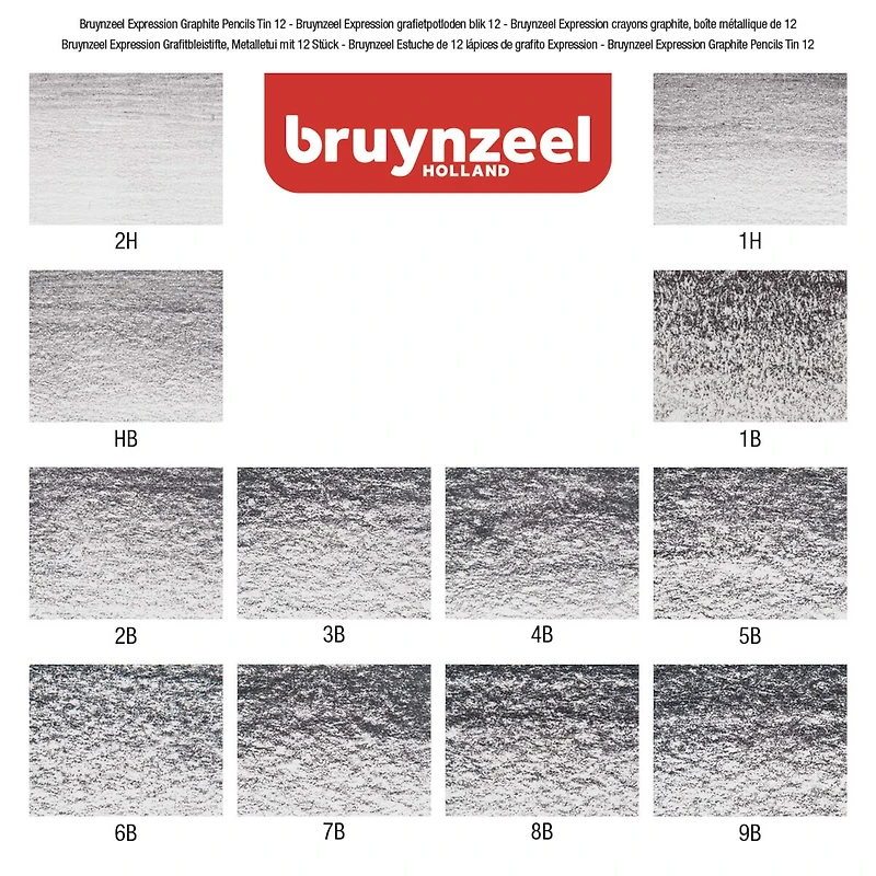Bruynzeel Expression Graphite Pencil Set