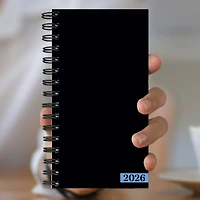 2026 Black Small Weekly Monthly Planner