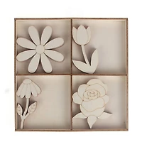Flowers Plywood Shapes by Make Market®