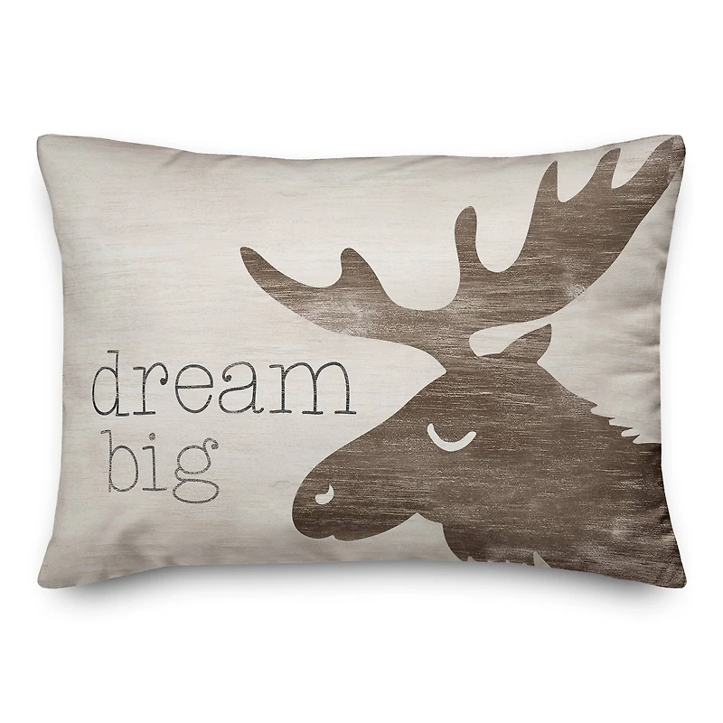 20" x 14" Dream Big Indoor & Outdoor Throw Pillow