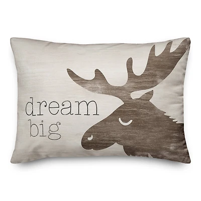 20" x 14" Dream Big Indoor & Outdoor Throw Pillow