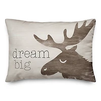 20" x 14" Dream Big Indoor & Outdoor Throw Pillow