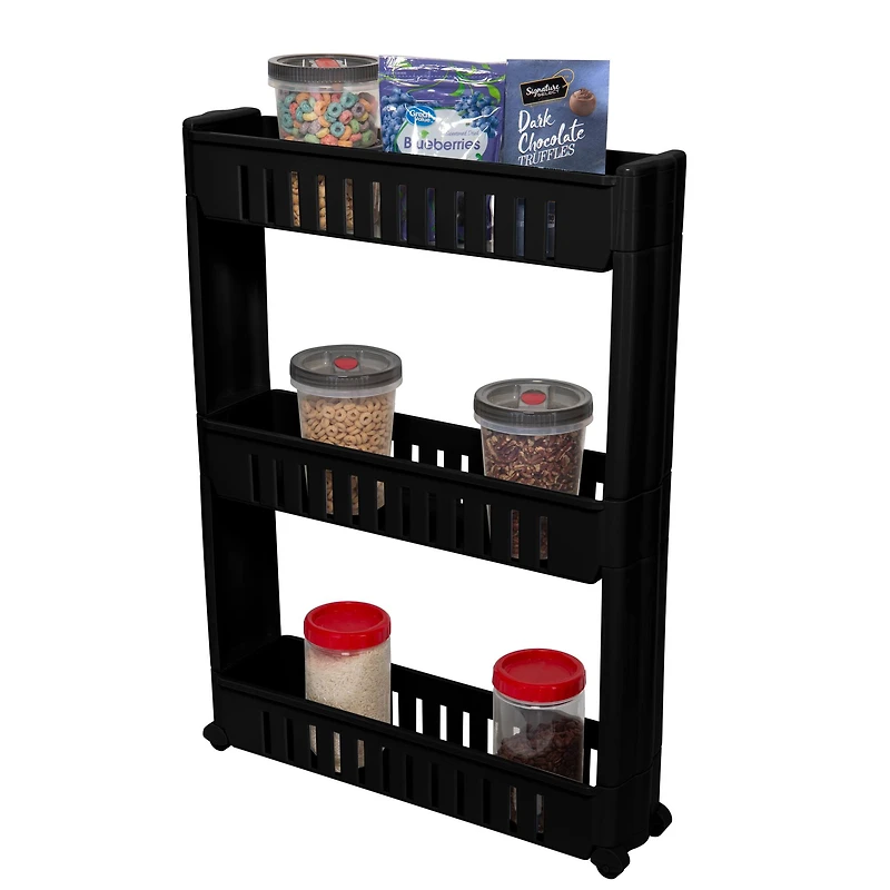 Simplify 3-Tier Slim Slide-Out Storage Cart