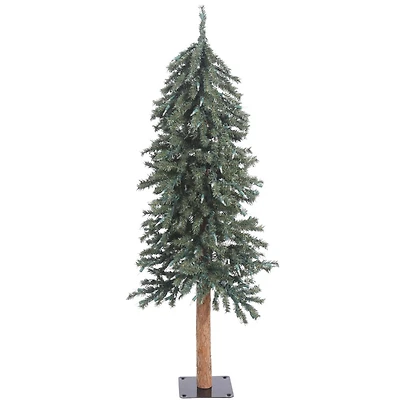 4ft. Unlit Natural Bark Alpine Artificial Christmas Tree