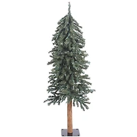 4ft. Unlit Natural Bark Alpine Artificial Christmas Tree