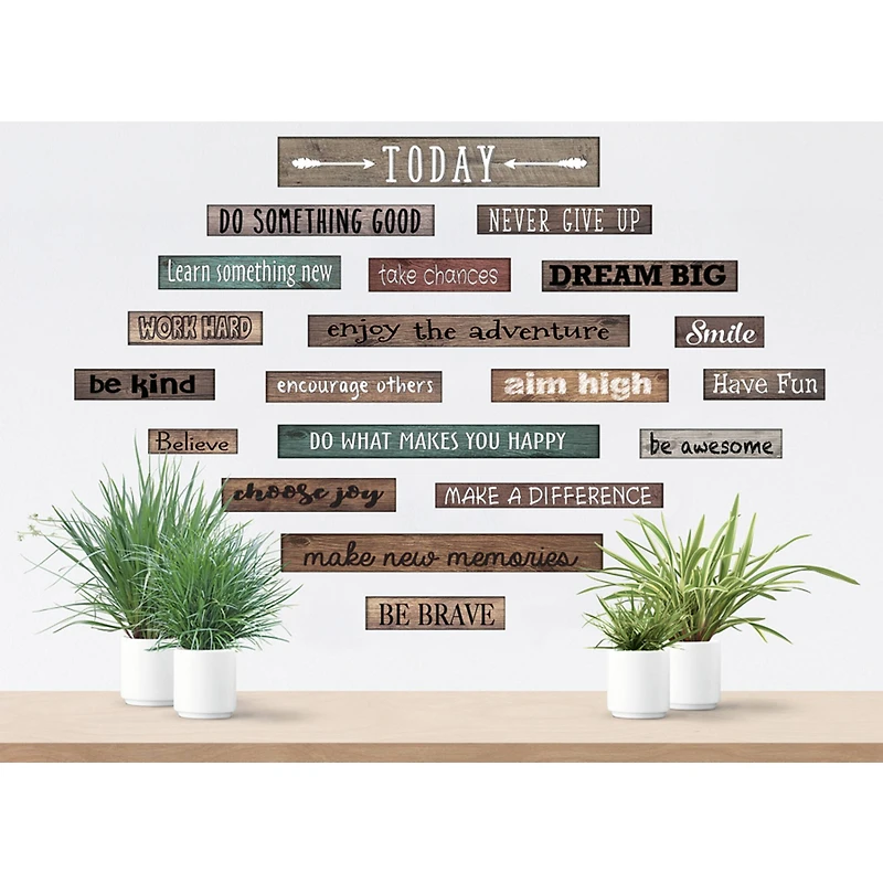 Teacher Created Resources Clingy Thingies® Motivational Gallery Signs, 20ct.