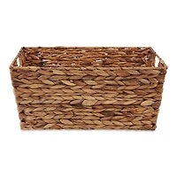 DII® Dark Brown Water Hyacinth Basket Set