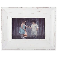 DII® White Distressed 5" x 7" Picture Frame