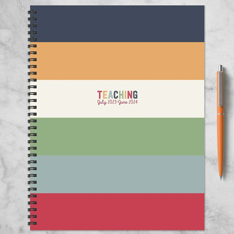 TF Publishing Striped Teacher Planner Lesson Plan Book