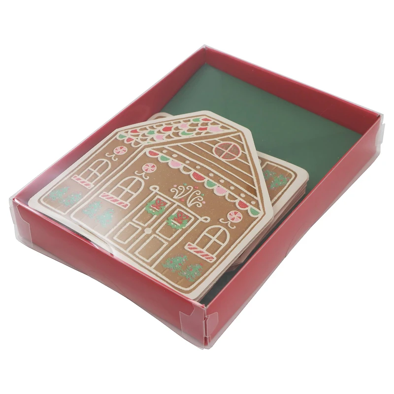 Glitter Gingerbread House Card & Envelope Set by Recollections™