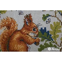 Merejka Squirrel Counted Cross Stitch Kit