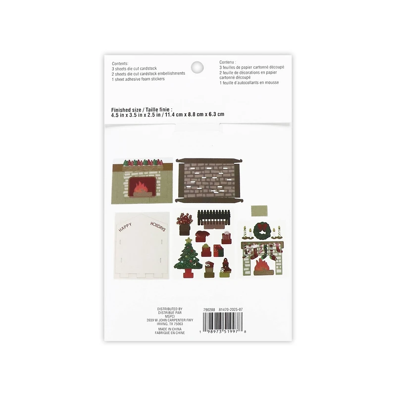 Fireplace Paper Diorama Kit by Recollections™