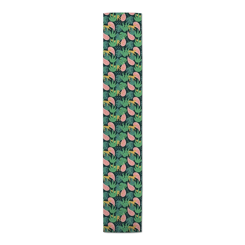Tropical Cheetah Outdoor Table Runner