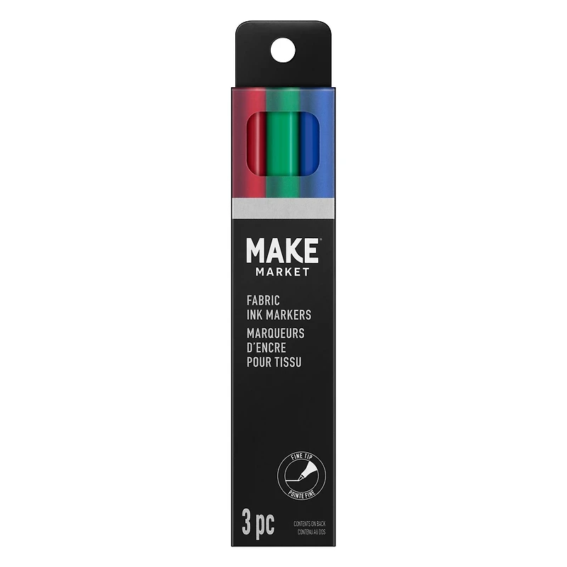Primary Fine Tip Fabric Ink Markers by Make Market®
