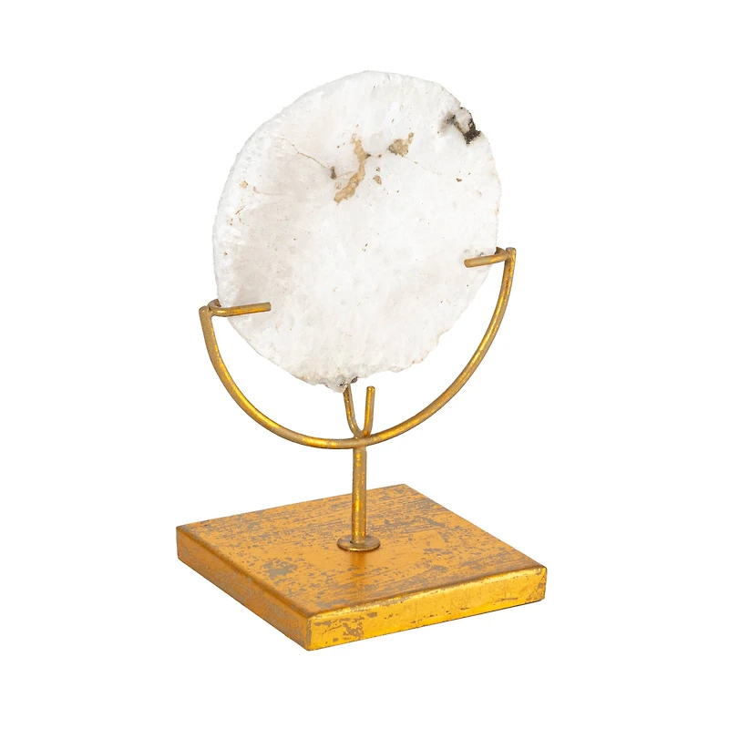 Hello Honey® Natural Agate Decor On Stand (Each One Will Vary)