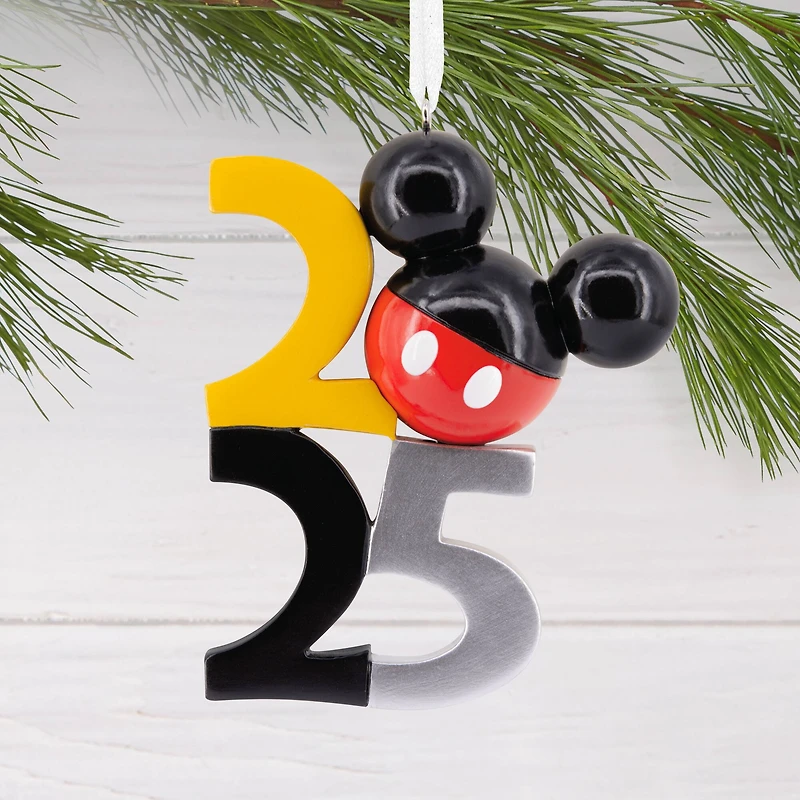 Disney® 3.5" Mickey Mouse Icon 2025 Christmas Ornament