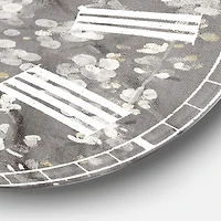 Designart 'White Cherry Blossoms Ii Traditional Wall Clock