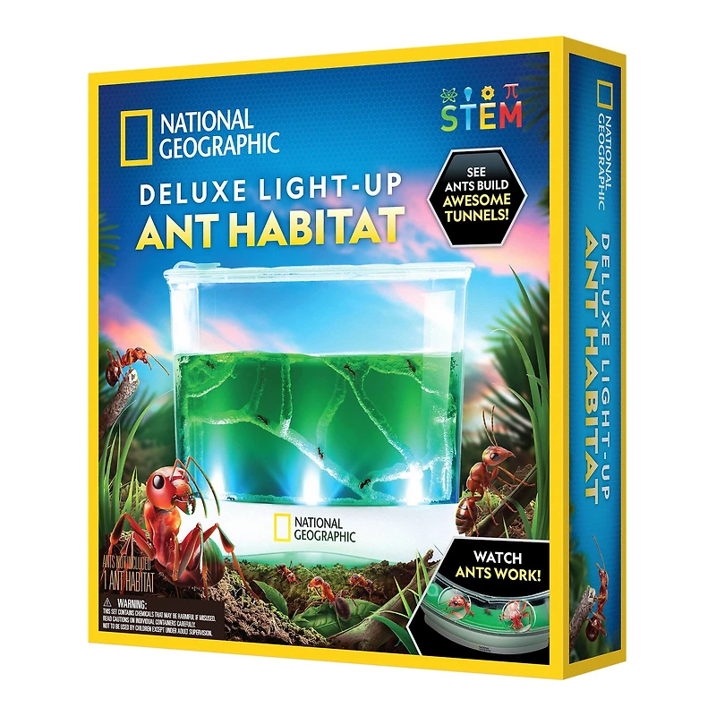National Geographic Deluxe Light-Up Ant Habitat Kit