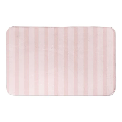Flamingo Stripe Bath Mat