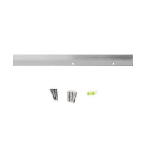 Head West® Glossy Chrome Float Rectangular Wall Mirror