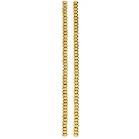 12 Pack: Gold Toned Metal Rondelle Beads, 4mm by Bead Landing™