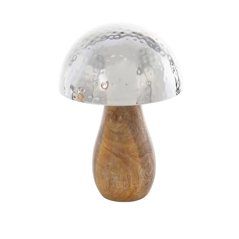 Silver Stainless Steel Mushroom Set