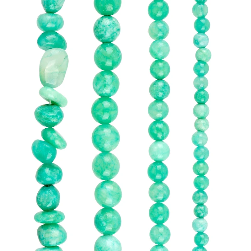 Mint Quartz Beads by Bead Landing™