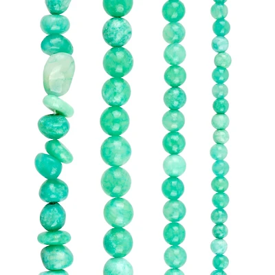 Mint Quartz Beads by Bead Landing™