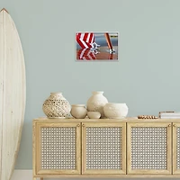 Stupell Industries Flag On Boat Hull Framed Giclee Art