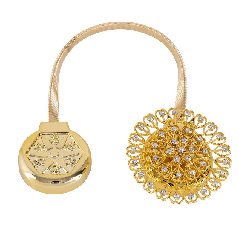 Simplify Gold Magnetic Curtain Tie Back