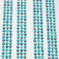 12 Packs: 6 ct. (72 total) Aqua Iridescent Micro Gem Strips by Recollections™