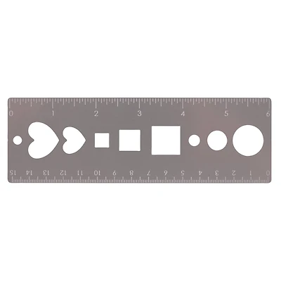 Silver Metal Ruler by Artist's Loft™