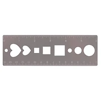 Silver Metal Ruler by Artist's Loft™