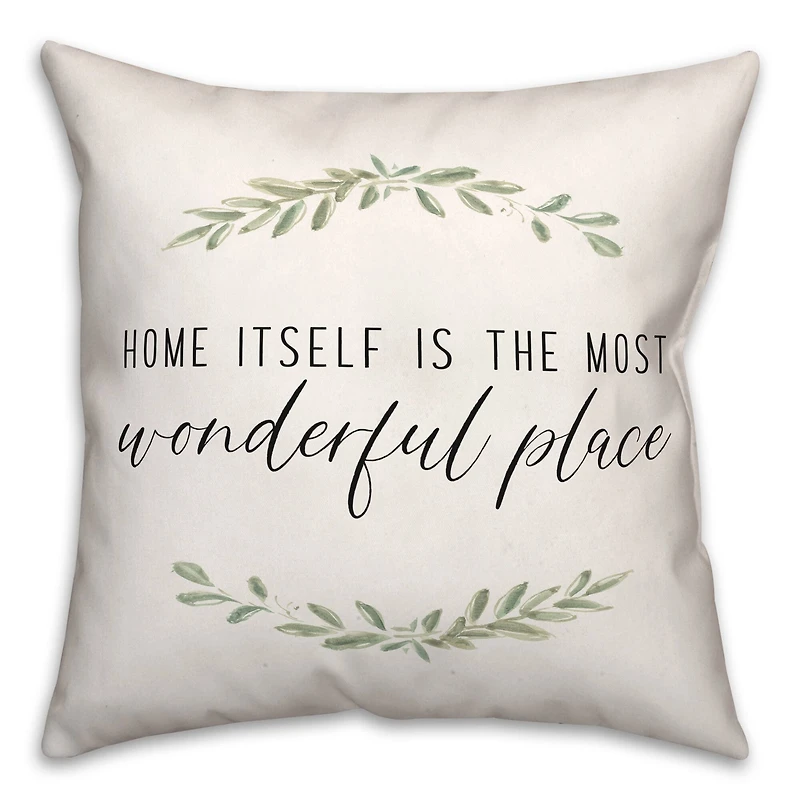 Wonderful Place 18" x 18" Indoor/Outdoor Pillow
