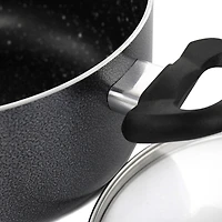 Oster Pallermo 5qt. Charcoal Aluminum Dutch Oven with Lid