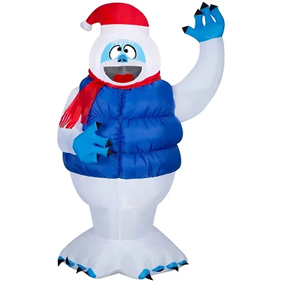 6.5ft. Airblown® Inflatable Christmas Bumble in Blue Puffer Vest