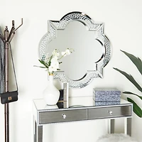 Silver Glam Wall Mirror, 39" x 2" x 39"
