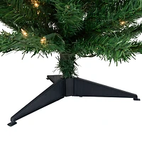 3ft. Pre-Lit Green Niagara Pine Artificial Christmas Tree, Clear Lights