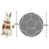 Design Toscano 12.5" Carotene the Bunny Rabbit Garden Statue