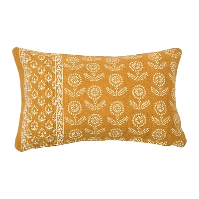 Hello Honey® 20'' Floral Fields Lumbar Pillow Cover
