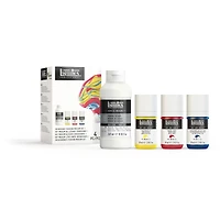 Liquitex® Iridescent Pouring Medium & Soft Body Acrylic Set