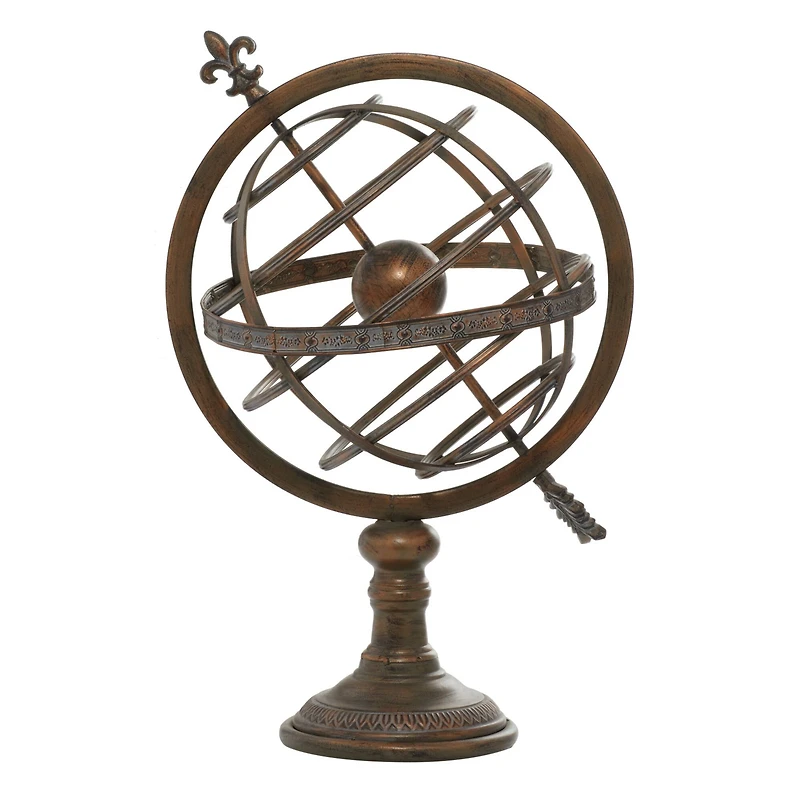 25" Brass Iron Traditional Globe