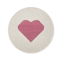 8" Round Cross Stitch Wood Canvas, 2ct. by Loops & Threads®