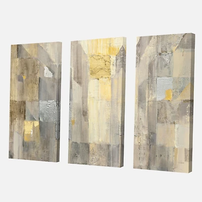 Designart - Gold Square Watercolor
