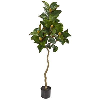 4.5ft. Potted Magnolia Artificial Tree